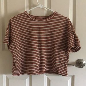 Striped crop top